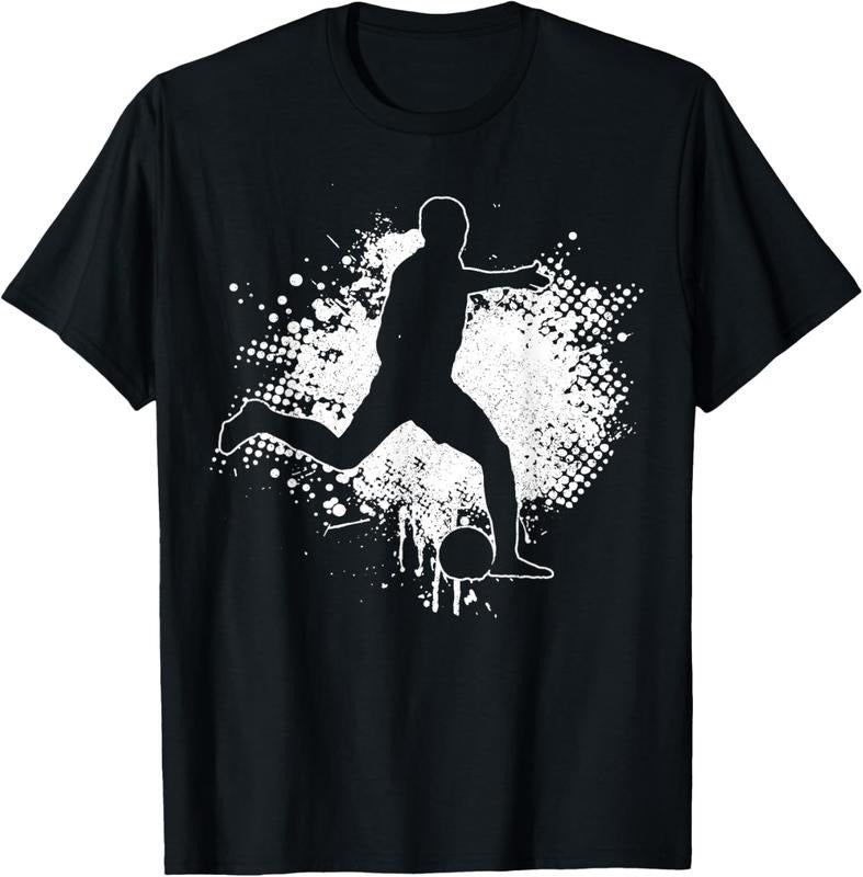 100% Cotton Soccer Player Sports Vintage Men Boys Soccer T-Shirtstyle{n002}2 T-Shirts, Hoodie, Sweatshirt | GrindPrints.com