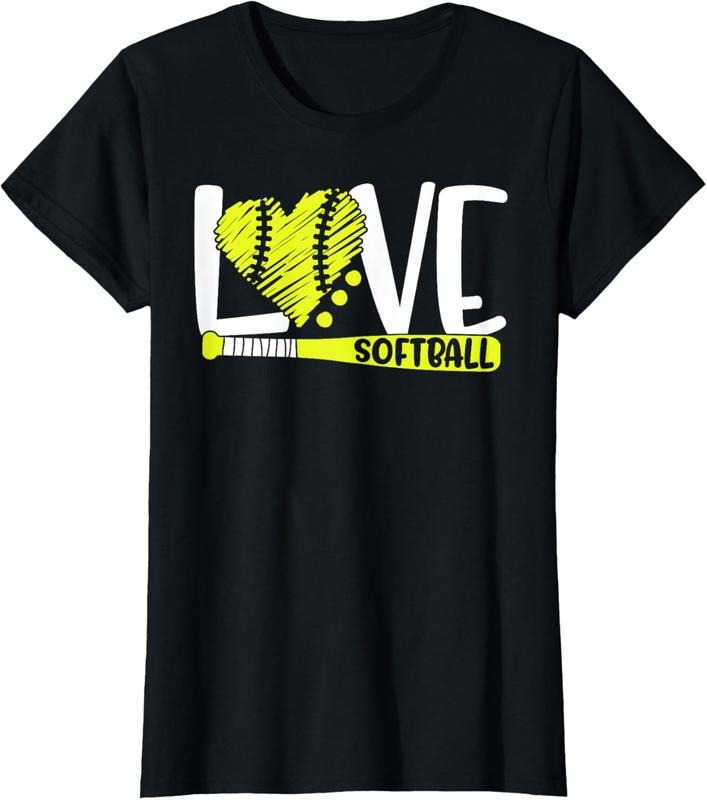 100% Cotton Softball Graphic Saying Shirts for Teen Girls and Women T-Shirt Hoodie, Sweatshirt | GrindPrints.com