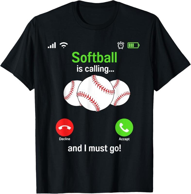 100% Cotton Softball Is Calling Softball Player Coaches Team Softball T-Shirts, Hoodie, Sweatshirt