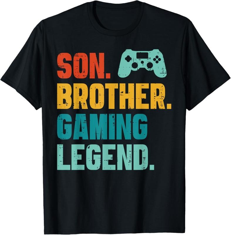 100% Cotton Son Brother Gaming Legend Retro Gamer Boys  Men Youth T-Shirt Hoodie, Sweatshirt | GrindPrints.com