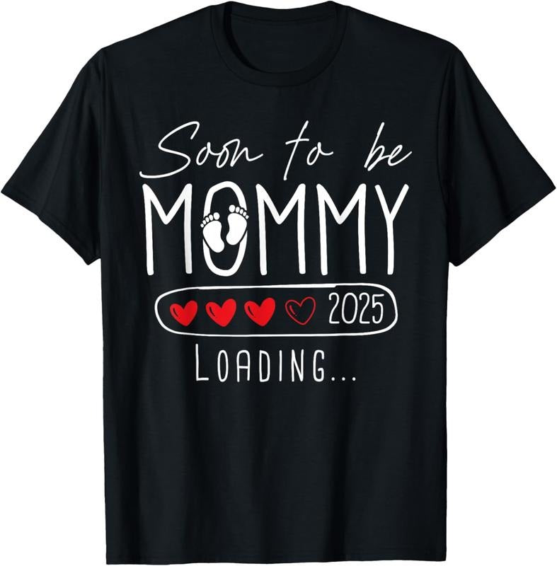 100% Cotton Soon Be Mommy 2025 Mom Est 2025 Loading Promoted Mommy T Shirtstyle{N002}2 T-Shirts, Hoodie, Sweatshirt