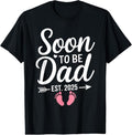 100% Cotton Soon to Be Dad 2025 Pregnancy Announcement Est 2025 Loading T-Shirt Hoodie, Sweatshirt | GrindPrints.com