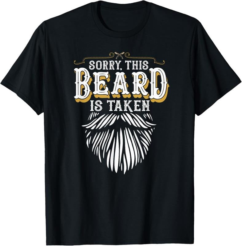 100% Cotton Sorry This Beard is Taken Country Retro Valentines Day Gift T-Shirt Hoodie, Sweatshirt | GrindPrints.com