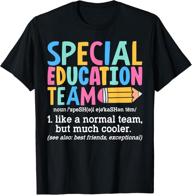 100% Cotton Special Education Team Definition Retro Ed Team Crew Teacher T-Shirt Hoodie, Sweatshirt | GrindPrints.com