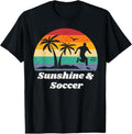 100% Cotton Sunshine & Soccer Shirt for Soccer Player | Summer Soccer T-Shirt Hoodie, Sweatshirt | GrindPrints.com