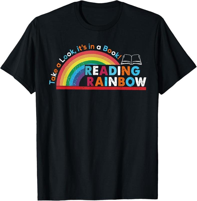 100% Cotton Take A Look A Book Vintage Reading Librarian rainbow T-Shirt Hoodie, Sweatshirt | GrindPrints.com