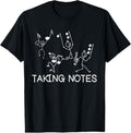 100% Cotton Taking Notes Music T-Shirt Hoodie, Sweatshirt | GrindPrints.com
