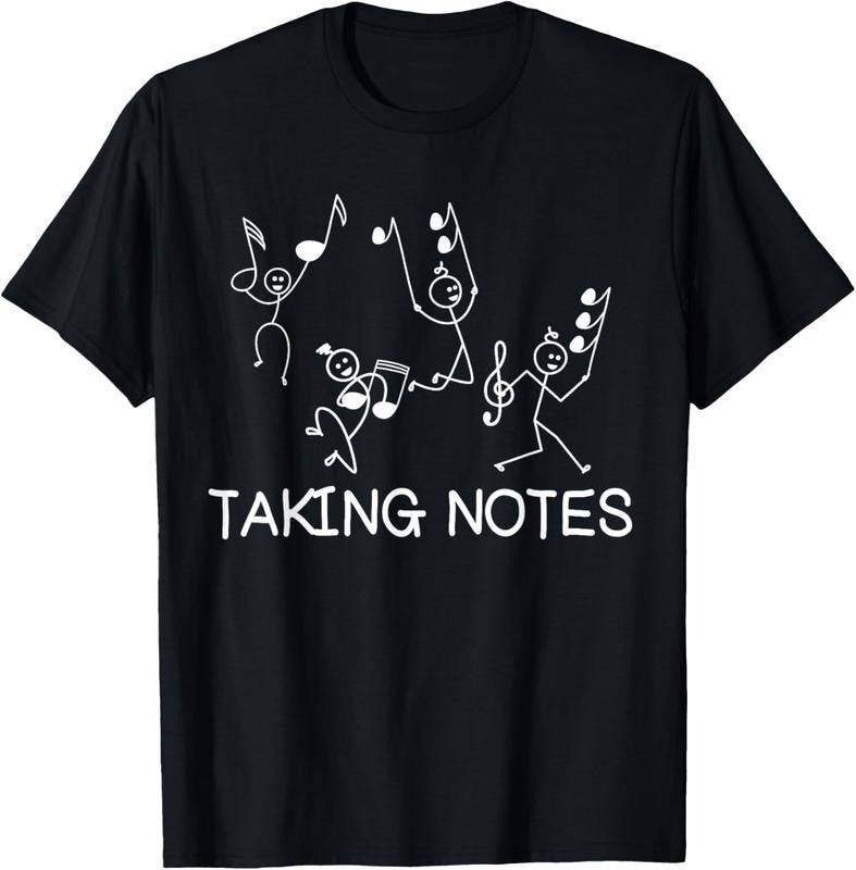 100% Cotton Taking Notes Music T-Shirt Hoodie, Sweatshirt | GrindPrints.com