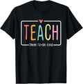 100% Cotton Teacher Life School Anti Bullying Teach Them To Be Kind Cute T-Shirt Hoodie, Sweatshirt | GrindPrints.com