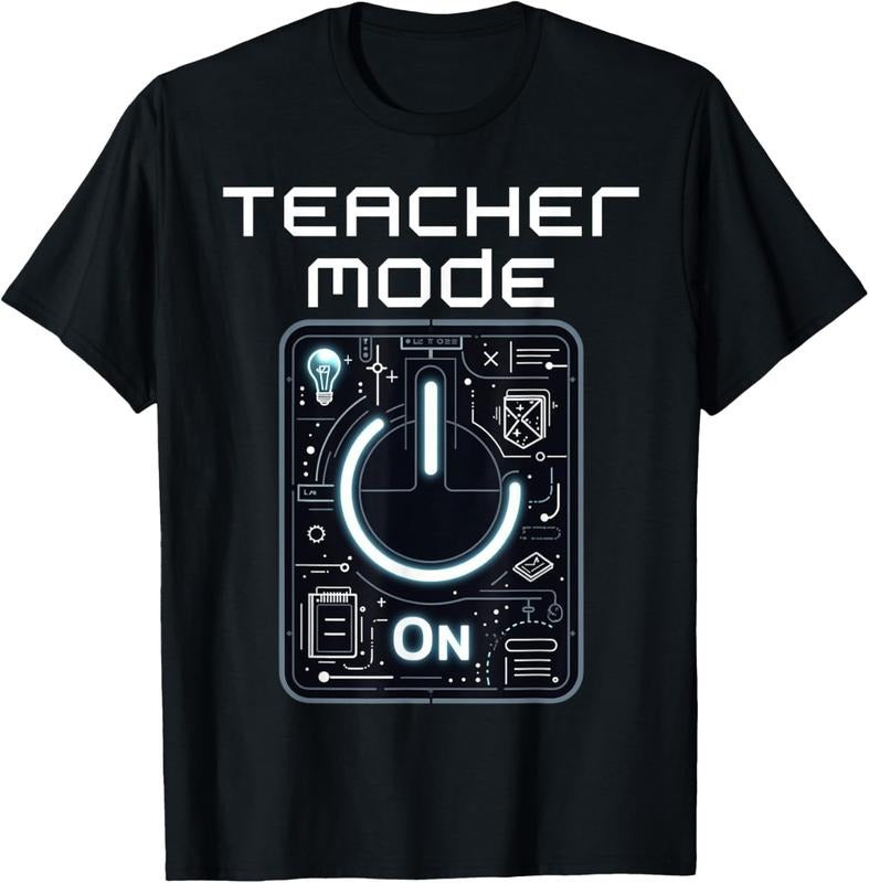 100% Cotton Teacher Mode On: Empowered Educator Design T-Shirt Hoodie, Sweatshirt | GrindPrints.com
