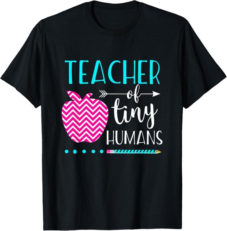 100% Cotton Teacher of Tiny Humans Preschool Pre K Kindergarten Teacher T-Shirt Hoodie, Sweatshirt | GrindPrints.com
