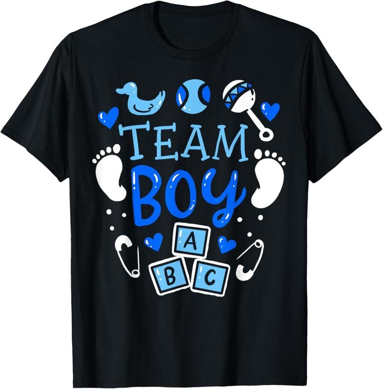 100% Cotton Team Boy Gender Reveal Party Pink Blue  Announcement T-Shirt Hoodie, Sweatshirt | GrindPrints.com