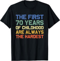 100% Cotton First 70 Years Hood Hardest Old 70th Funny T-Shirts, Hoodie, Sweatshirt
