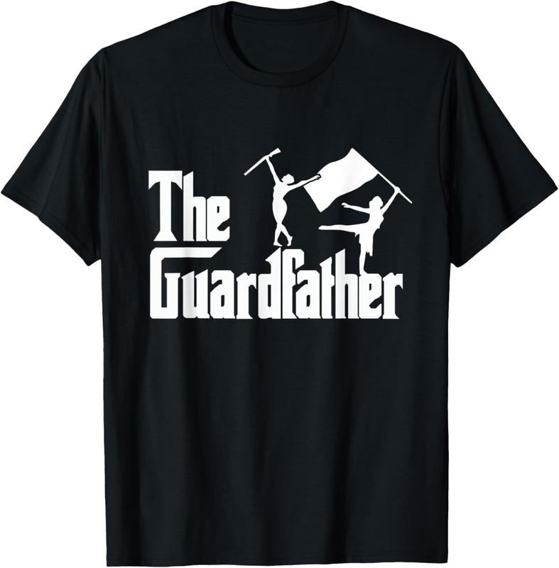 100% Cotton The Guardfather - Color Guard Dad T-Shirt Hoodie, Sweatshirt | GrindPrints.com