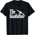 100% Cotton Gun Father Funny Gun Owner Shirts Dad T-Shirts, Hoodie, Sweatshirt