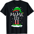 100% Cotton The Mama Elf Christmas Family Matching Xmas Mom Group Funny T-Shirt Hoodie, Sweatshirt | GrindPrints.com