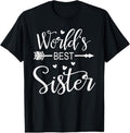 100% Cotton Best Sister World T-Shirts, Hoodie, Sweatshirt