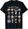 100% Cotton The delicious world of coffee T-Shirt Hoodie, Sweatshirt | GrindPrints.com