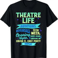 100% Cotton Theatre Nerd Actor Gift Shirt Funny Musical Theater Thespian T-Shirt Hoodie, Sweatshirt | GrindPrints.com
