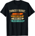 100% Cotton Things I Want Car Parts Enthusiast Auto Mechanic Engine T-Shirts, Hoodie, Sweatshirt