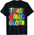 100% Cotton This Girl Glows Cute Women Girls Tie Dye Party Funny Team T-Shirt Hoodie, Sweatshirt | GrindPrints.com