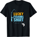 100% Cotton This Is My Lucky Fishing Fisherman'S Favorite Artwork T-Shirts, Hoodie, Sweatshirt