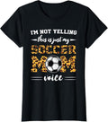 100% Cotton This is just my Soccer Mom voice Soccer Mom T-Shirt Hoodie, Sweatshirt | GrindPrints.com