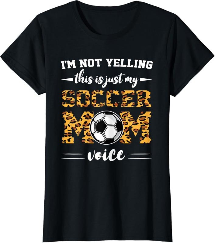 100% Cotton This is just my Soccer Mom voice Soccer Mom T-Shirt Hoodie, Sweatshirt | GrindPrints.com