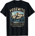 100% Cotton Travel Hiking Vintage Yosemite National Park California T-Shirt Hoodie, Sweatshirt | GrindPrints.com
