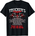 100% Cotton Truckers Prayer - Semi Truck Driver Trucking Big Rig Driving T-Shirt Hoodie, Sweatshirt | GrindPrints.com