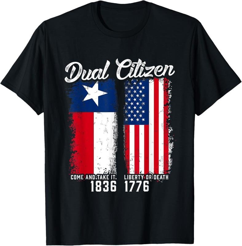 100% Cotton True Texan Dual Citizen Love Texas And America T-Shirt Hoodie, Sweatshirt | GrindPrints.com