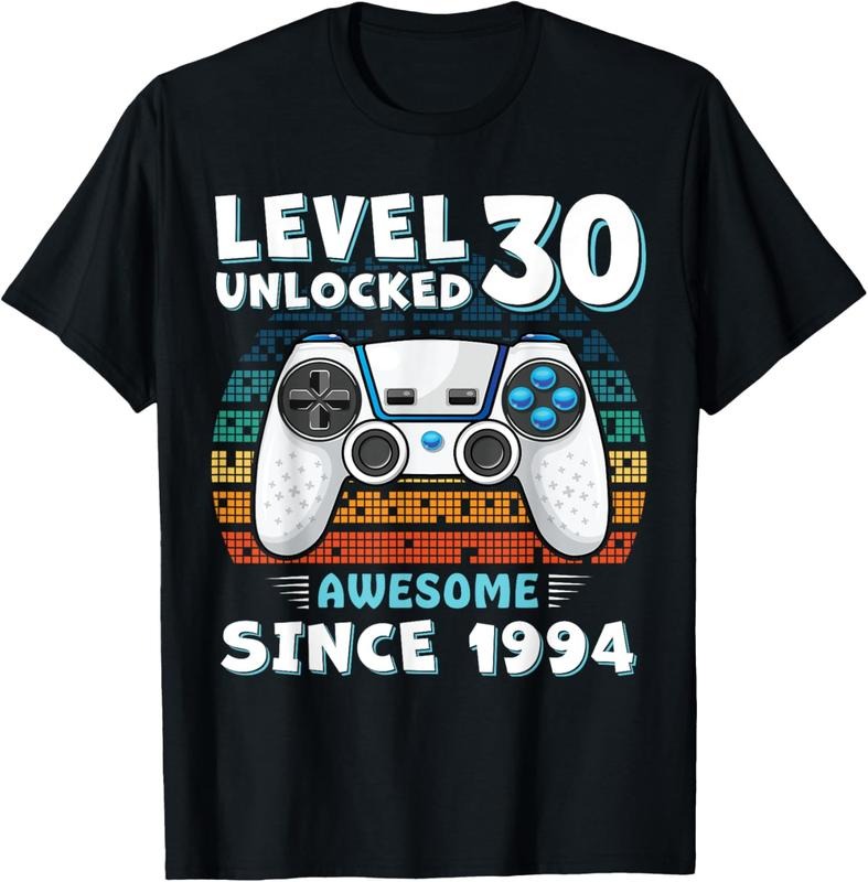 100% Cotton Turning 30 Birthday Decorations Men 30th BDay 1994 Birthday T-Shirt Hoodie, Sweatshirt | GrindPrints.com
