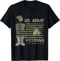 100% Cotton U.S. Army Veteran Flag T-Shirt Hoodie, Sweatshirt | GrindPrints.com