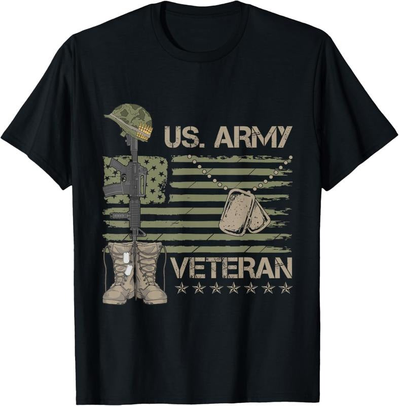 100% Cotton U.S. Army Veteran Flag T-Shirt Hoodie, Sweatshirt | GrindPrints.com
