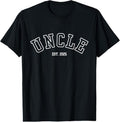 100% Cotton Uncle Est. 2025 New Uncle Announcement T-Shirt Hoodie, Sweatshirt | GrindPrints.com