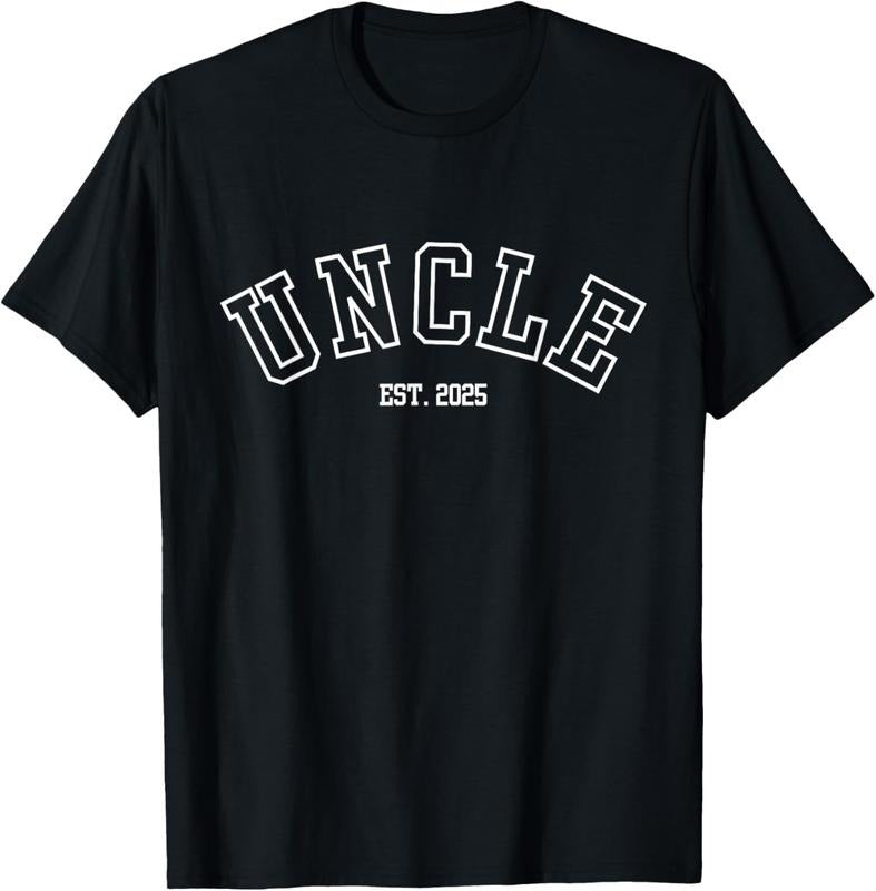 100% Cotton Uncle Est. 2025 New Uncle Announcement T-Shirt Hoodie, Sweatshirt | GrindPrints.com