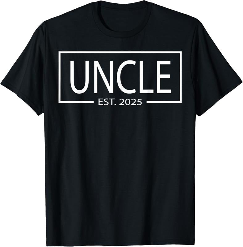 100% Cotton Uncle Est. 2025 Expect 2025 Uncle 2025 New Uncle 2025 T-Shirts, Hoodie, Sweatshirt