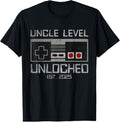 100% Cotton Uncle Level Unlocked 2025 Leveling Up Leveled Up Uncle T-Shirts, Hoodie, Sweatshirt