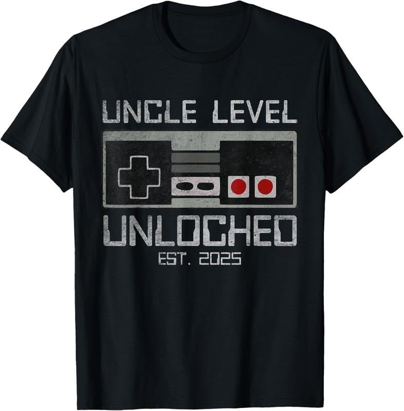 100% Cotton Uncle Level Unlocked 2025 Leveling Up Leveled Up Uncle T-Shirts, Hoodie, Sweatshirt