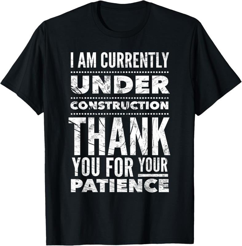 100% Cotton Under Construction Post Surgery Gag Gift Get Well Soon Gifts T-Shirt Hoodie, Sweatshirt | GrindPrints.com