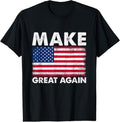 100% Cotton United in Pride: USA Flag Make Great Again T-Shirt Hoodie, Sweatshirt | GrindPrints.com