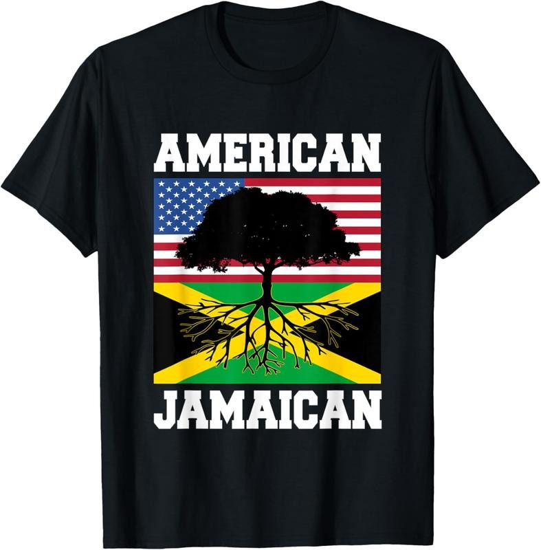 100% Cotton Usa Jamaica Flag Jamaican Roots American Born America T-Shirt Hoodie, Sweatshirt | GrindPrints.com