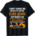 100% Cotton Video Games T-Shirt Funny Gamer Tee for Console Gaming Fans T-Shirt Hoodie, Sweatshirt | GrindPrints.com