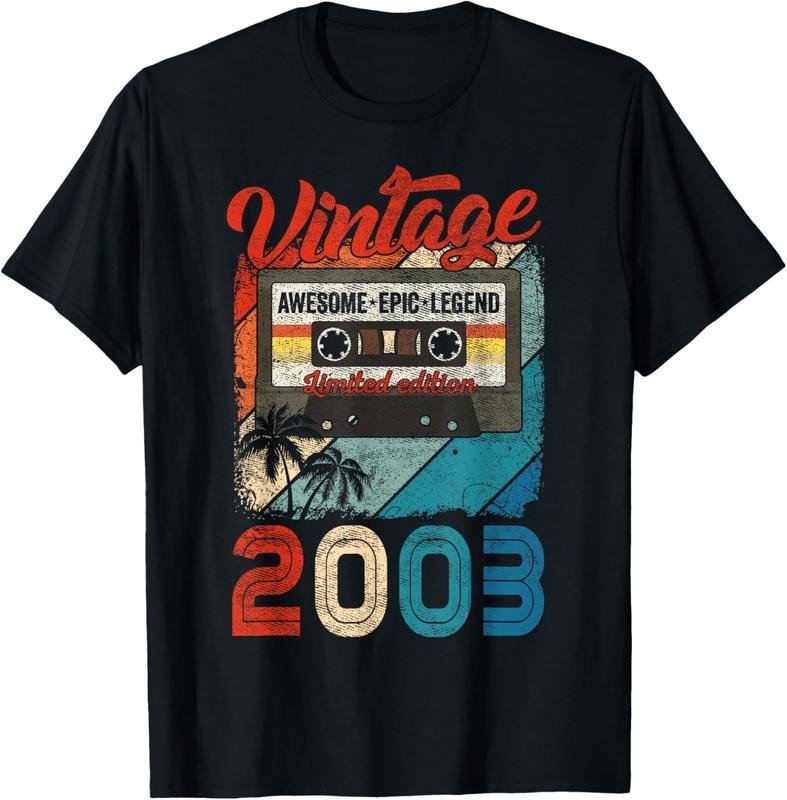100% Cotton Vintage 2003 19 19 Year Old Limited T-Shirts, Hoodie, Sweatshirt