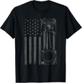 100% Cotton Vintage American Flag Piston Funny Muscle Car Mechanic Gift T-Shirt Hoodie, Sweatshirt | GrindPrints.com