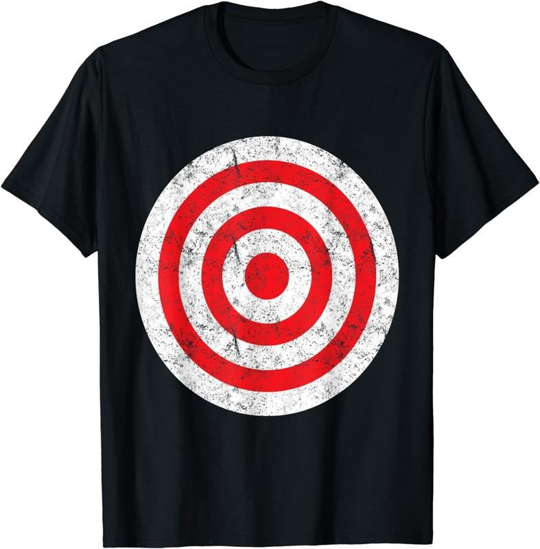 [100% Cotton]Vintage Bullseye Target Bulls Eye Funny Joke T-Shirt Hoodie, Sweatshirt | GrindPrints.com