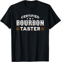 100% Cotton Vintage Certified Bourbon Taster for Whiskey Fan T-Shirt Hoodie, Sweatshirt | GrindPrints.com
