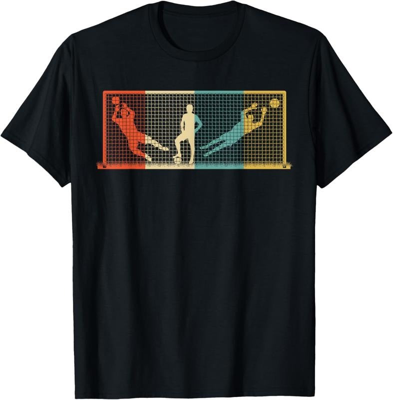 100% Cotton Vintage Goal Keeper T-Shirt Soccer Goalie Gift T-Shirt Hoodie, Sweatshirt | GrindPrints.com