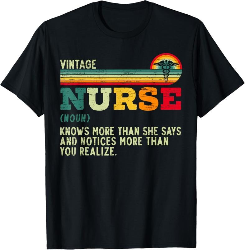 100% Cotton Vintage Nurse Definition Hospital Medical Registered Nursing T Shirtstyle{N002}2 T-Shirts, Hoodie, Sweatshirt