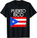 100% Cotton Vintage Puerto Rico Puerto Rican Flag Pride T-Shirts, Hoodie, Sweatshirt